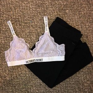 Victoria’s Secret Bralette And Leggings Set